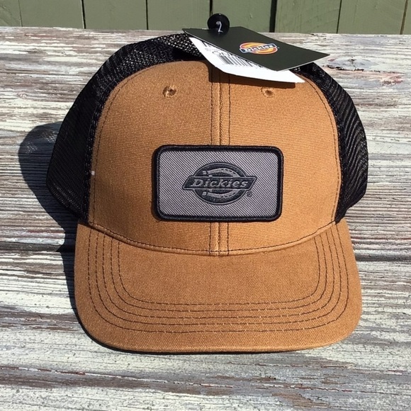 Dickies Men’s Snap Back Mesh Logo Cap - Picture 1 of 4
